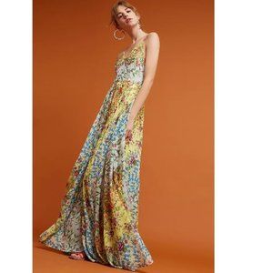 NWT Anthropologie Yumi Kim Garden Song Floral Maxi Dress